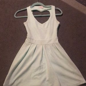 Mint green heart dress